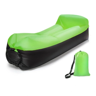 Nafukovací vak Lazy bag dvouvrstvý - zelený